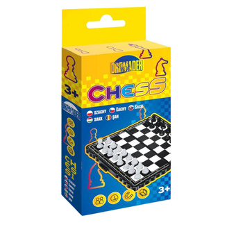 SZACHY MAGNETYCZNE MINI GRA LOGICZNA NA MAGNES KIESZONKOWE PODRÓŻNICZE