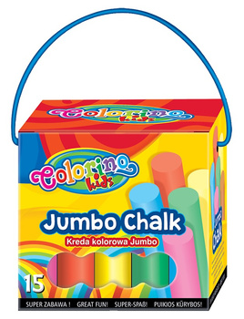 Colorino kids kreda kolorowa jumbo w pudełku 15 sztuk