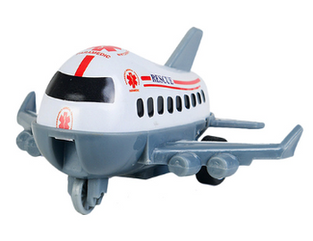 Samolot metalowy zabawka pull-back realistyczny model dla dzieci