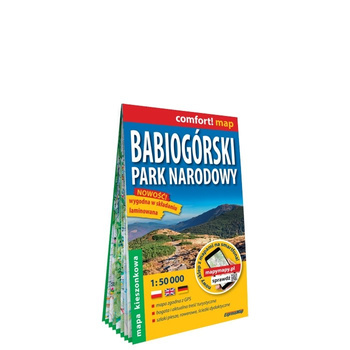 Babiogórski Park Narodowy mapa turystyczna 1:50 000 laminat midi 2023