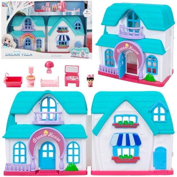 DOMEK DLA LALEK Z MEBELKAMI