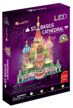 CUBIC FUN PUZZLE 3D LED KATEDRA ŚW. BAZYLA- L519H