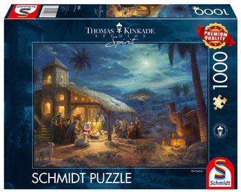 Puzzle 1000 PQ T. Kinkade Narodziny Jezusa 109417
