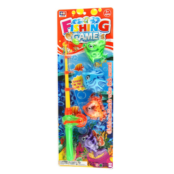 WĘDKA Z KOLOROWYMI RYBKAMI NA BLISTRZE