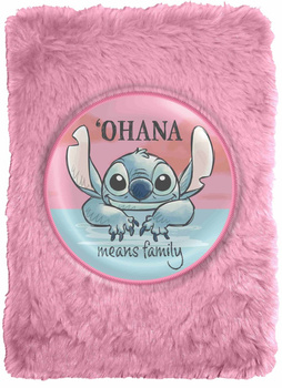 Notatnik w pluszowej okładce Stitch ST00034