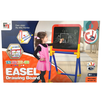 Tablica kredowa dwustronna suchościeralna zestaw do rysowania flamastry