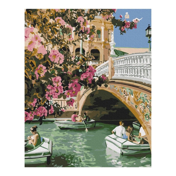 Malowanie po numerach BRUSHME 40x50cm Wenecja wiosną