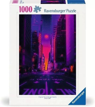 Puzzle 1000 Neony w Nowym Yorku Ravensburger
