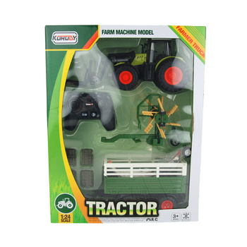 Traktor Z Przyczepą Na Radio Zdalnie Sterowany Dla Dzieci RC Prezent