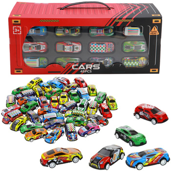 ZESTAW AUT METAL RESORAKI NAPĘD 48 SZTUK