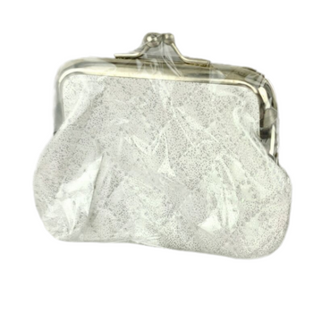 Portmonetka dziewczęca jednokolorowa mała lekka z zatrzaskiem praktyczna