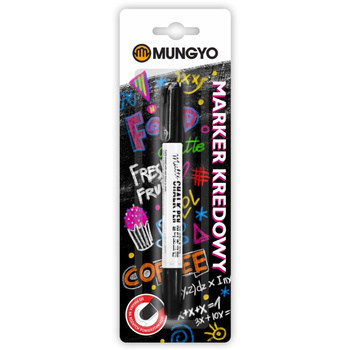 Marker kredowy MUNGYO czarny na blistrze