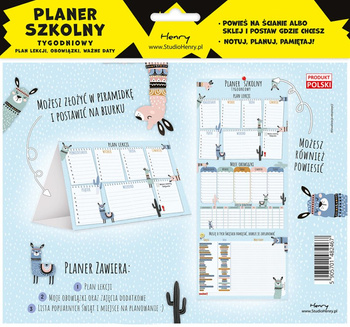 Planer szkolny tygodniowy plan zajęć lamy