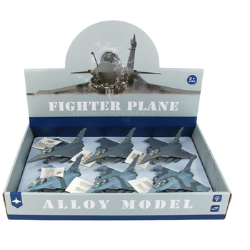Samolot Metalowy Z Dźwiękiem I Światłem Realistyczny Model Zabawka Prezent