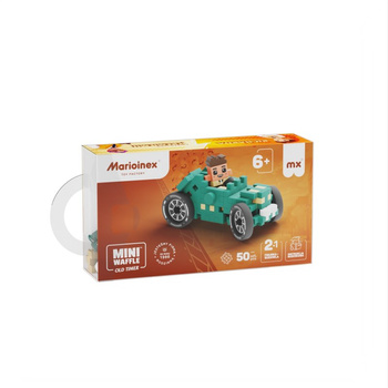 Klocki konstrukcyjne Waffle mini Cars Teal Oldtimer Jeremy 50 elementów