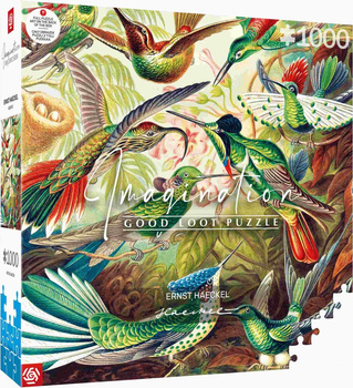 Puzzle 1000 Imagination Ernst Haeckel Hummingbirds Kolibry
