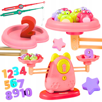 Gra Wędkarska Ryby Na Baterie Łowienie Magnetyczne Światło Dźwięk Prezent