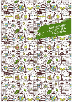 Kalendarz nauczyciela 2025/2026 B5T PCV bezbarwny KOTY