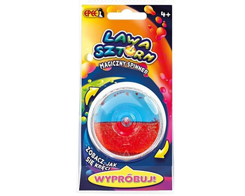 Magiczny spinner Lawa Sztorm niebiesko-czerwony EPEE