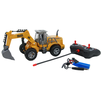 KOPARKA ZDALNIE STEROWANA NA RADIO ZABAWKA DLA DZIECI INTERAKTYWNA LED