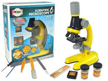Mikroskop Dla Naukowca Zestaw Edukacyjny Żółty 100