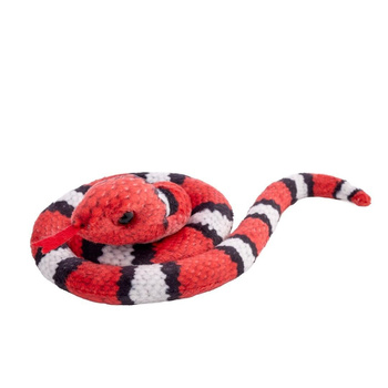 Wąż zwinięty czerwono-biały 50 cm Beppe
