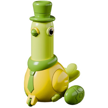 Gołąb zabawka sensoryczna naciskaj i jedź dla dzieci edukacyjna