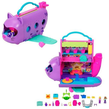 Polly Pocket. Kotolot Koci Samolot Mattel