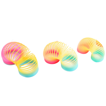 Sprężyny tęczowe zabawka edukacyjna dla dzieci 3 sztuki kolorowe