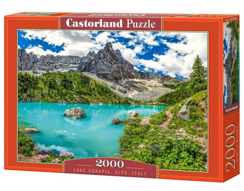 Puzzle 2000 Lake Sorapis, Alps, Italy CASTOR Castorland