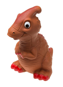 240 Dinozaur duży piszczący 15,5 cm.