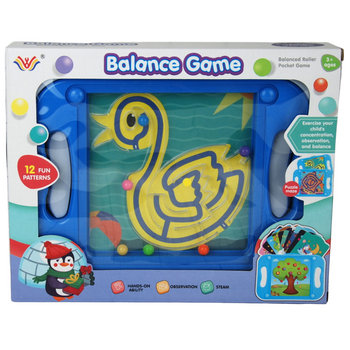 GRA BALANSOWA LABIRYNT KULKI BALANS ZABAWKA EDUKACYJNA DLA DZIECI PREZENT