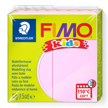 Kostka FIMO Kids 42g jasnoróżowy masa termoutwardzalna Staedtler