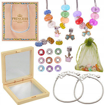 Zestaw Koralików Do Nawlekania Kreatywny Prezent Dla Dzieci