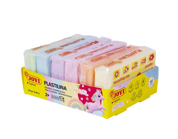 Plastelina pastelowa 6 kolorów po 50g