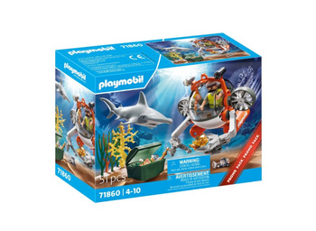 Playmobil Poszukiwania skarbu łodzią podwodną 71860