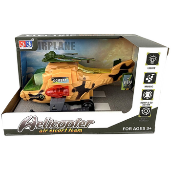Helikopter wojskowy zabawka dla dzieci światło dźwięk prezent na urodziny