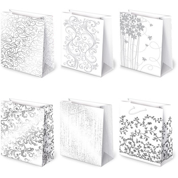 Torebki ozdobne T2A-29 Avantgarde białe 10 sztuk