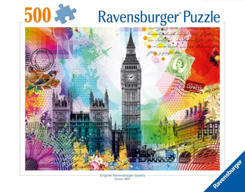 Puzzle 2D: Londyn 500el Ravensburger
