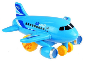 Samolot zabawka ze światłem i dźwiękiem interaktywny dla dzieci