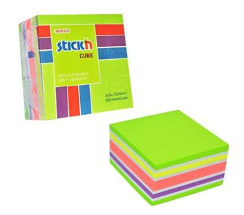 Notes samoprzylepny kostka 76x76mm Maped mix kolorów