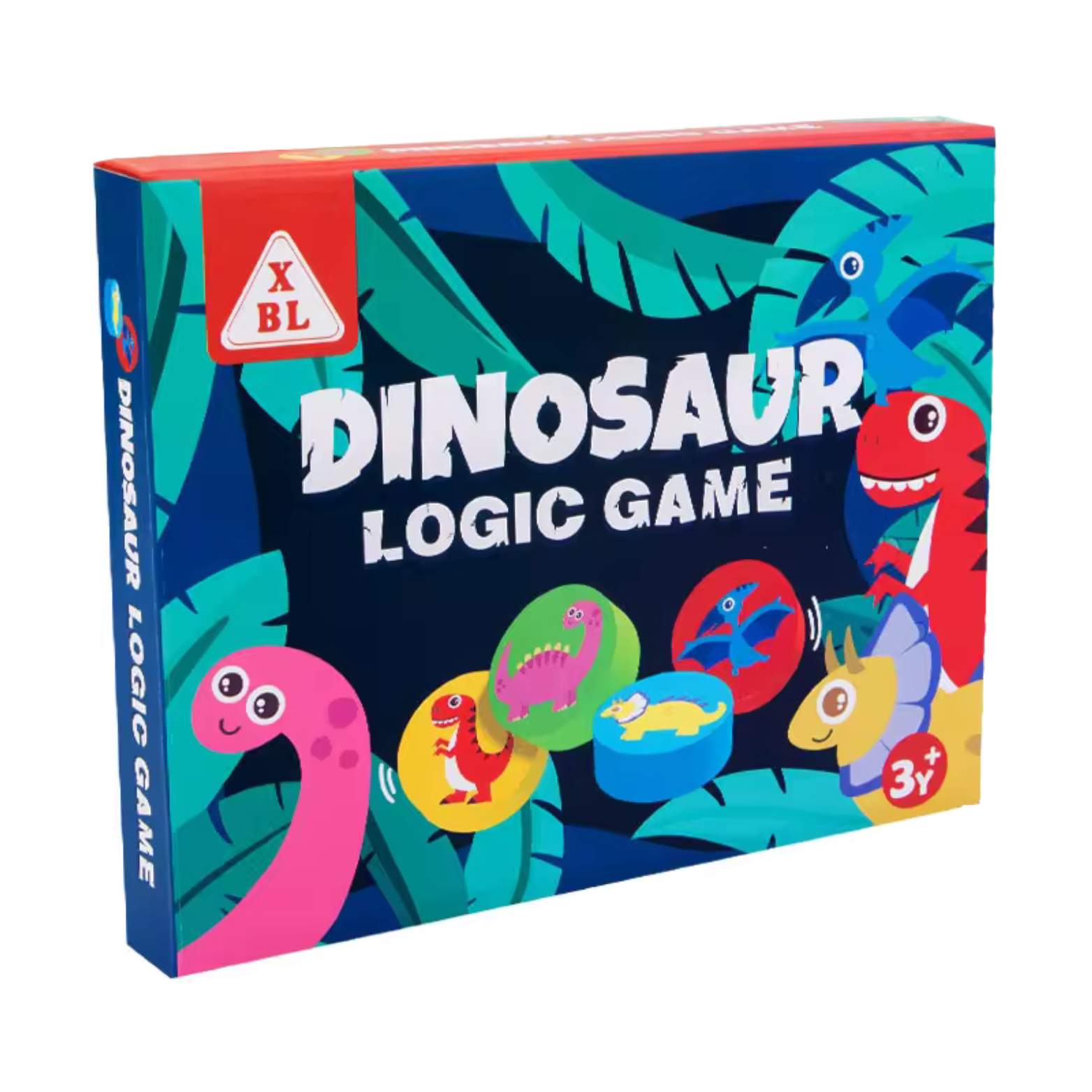 Gra Edukacyjna Zestaw Montessori Klocki Dinozaury Dopasowywanie Kolorów