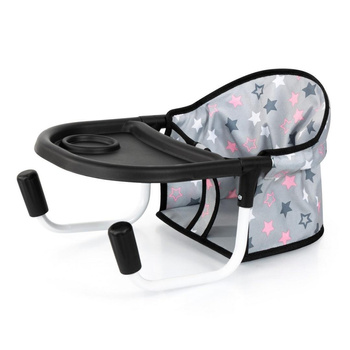 Siedzisko stołowe dla lalek szare Bayer Design