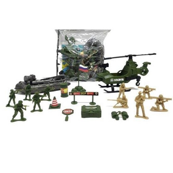 Zestaw wojskowy zabawka dla dzieci pojazdy figurki w folii edukacyjny