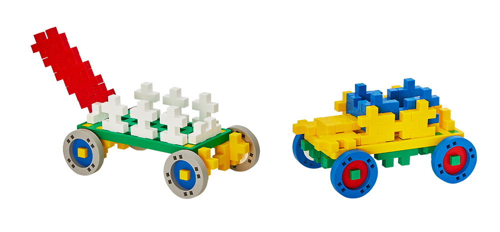 PLUS-PLUS BIG kolorowe koła w różnych kolorach – zabawa w budowanie 2D i 3D