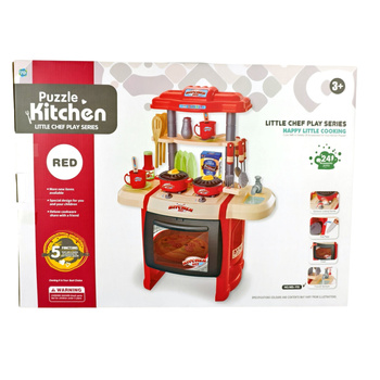 Kuchnia Dla Dzieci Na Baterie Z Dźwiękiem I Światłem Zestaw Prezent