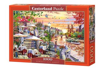 Puzzle 1000 Romantic City Sunset Castorland