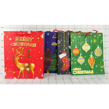 TORBA OZDOBNA ŚREDNIA - ŚWIĄTECZNA