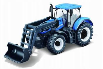 Farm Tractor New Holland T7.315 blue BBURAGO BBurago