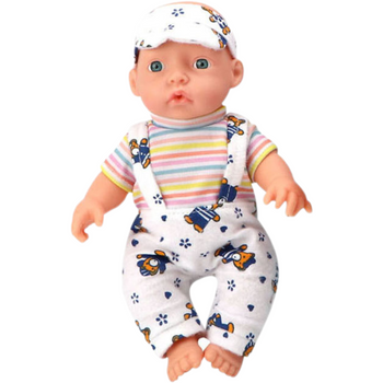 LALKA BOBAS DZIEWCZYNKA W UBRANKU 25CM MIĘKKA GŁÓWKA I CIAŁKO PREZENT